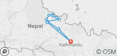  Nepals Manaslu Circuit - Privatrundreise - 11 Destinationen 
