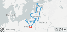  Polonia y el Báltico fuera de temporada: lugares de la UNESCO, castillos de los Caballeros Teutónicos y otros bellos destinos junto con lugares históricos no turísticos en un viaje de 21 días desde Varsovia - 17 destinos 