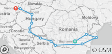  Danube Delta Discovery (Start Bucharest, End Vienna, 2022-2023) - 13 destinations 