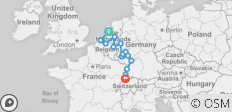  Romantic Rhine &amp; Moselle - Nijmegen (Start Amsterdam, End Basel) - 16 destinations 