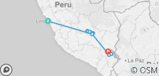  Das Wesentlich aus Peru inkl. Lima, Cusco, Machu Picchu und Puno - 9 Tage - 12 Destinationen 