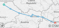  Danube Delights (Start Munich, End Budapest, 2023) - 8 destinations 