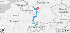  Zürich - Luzern und der majestätische Rhein - Ludwigshafen - Heidelberg - 15 Destinationen 