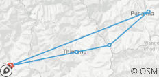  Maravillas de Bután - circuito de 4 noches y - 5 días - 5 destinos 