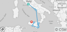  Quer durch Italien und Sizilien (13 Tage) - 10 Destinationen 