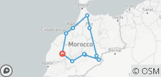  Abenteuer Marokko (Winter, 10 Tage) - 11 Destinationen 