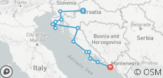  Les routes de campagne de Croatie - en petit groupe, 14 jours - 13 destinations 