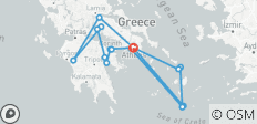  Schatten van Griekenland &amp; De Eilanden (Kleine Groepen) - 17 bestemmingen 
