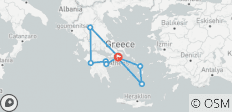  Die Schätze Griechenlands &amp; dessen Inseln (Kleingruppen, 14 Tage) - 11 Destinationen 