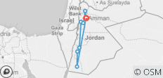  Jordanien erleben - Kleine Gruppen, Winter, Basis (7 Tage) - 8 Destinationen 