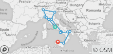  Grand Italy &amp; Sicily (Small Groups, 17 Days) - 14 destinations 