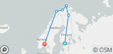  Aurores boréales en Scandinavie - petits groupes, 10 jours - 6 destinations 