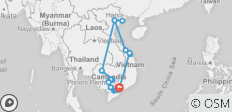  Das Beste aus Vietnam und Kambodscha (2022) - 18 Destinationen 