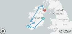  Landstraßen von Irland (Kleingruppen, Winter, Ende Belfast, 12 Tage) - 12 Destinationen 