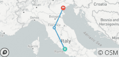  Rom, Florenz, Venedig: Die Höhepunkte klimaneutral mit dem Zug entdecken (3* Hotels) - 3 Destinationen 