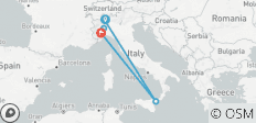  Höhepunkte aus Piemont &amp; Lago Maggiore - 5 Tage - 13 Destinationen 
