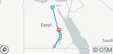  Egypt itinerary 8 days Cairo and Nile cruise - 7 destinations 