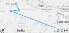  Indiens Goldenes Dreieck Rundreise inkl. Kalkutta - 9 Tage - 4 Destinationen 