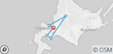  7-Day Hokkaido Tour with Noboribetsu &amp; Lake Toya - 4 destinations 