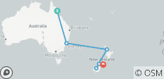  Best of Australia and New Zealand Highlights18 Days Tour - 6 destinations 