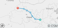  Seidenstraße Rundreise: Xian, Tianshui, Yongtai, Wuwei und Zhangye - 9 Tage - 7 Destinationen 