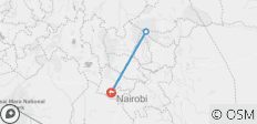  Trekking auf dem Berg Kenia - 4 Tage - 3 Destinationen 