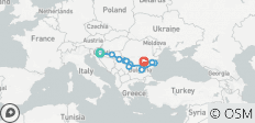  The Danube from Croatia to the Black Sea - 13 destinations 