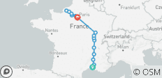  Grand France (nach Norden) 2024 - 16 Destinationen 