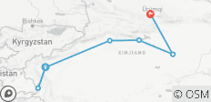  Sud du Xinjiang 12J : Kashgar, Tashkurgan, Hetian, Taklimakan, Kuqa, Turpan, Urumqi - 7 destinations 
