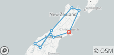  11 Day \'Weka\' South Island Adventure Tour - 9 destinations 