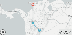  Prive-uitstapje van één week naar Colombia: Bogotá, Medellín &amp; Cartagena - 3 bestemmingen 
