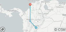  Bogotá, Medellín &amp; Cartagena (mit Inlandsflügen) Privatreise - 3 Destinationen 