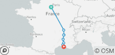  Aktiv &amp; Entdeckungsreise an der Rhône mit 2 Nächten in Paris (Südkurs) 2022 - 8 Destinationen 