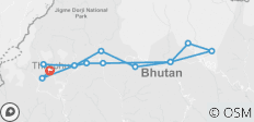  Reise durch das Drachenreich - Härtestes MTB-Rennen Bhutans - 14 Destinationen 