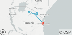  Tansania Entdeckungsreise - Kilimandscharo Safari Sansibar - 7 Destinationen 