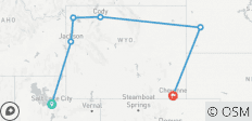  Western Trails mit Rapid City, Grand Teton und Yellowstone - 6 Destinationen 