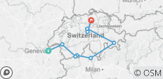  Glorreiche Schweiz 2022 - 16 Tage - 9 Destinationen 