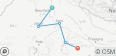  Circuit du triangle d\'or avec Orchha- Khajuraho. - 5 destinations 