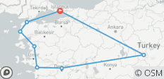  Turkije – een avontuur op maat met privégids – vertrekt dagelijks – 10 dagen - 8 bestemmingen 