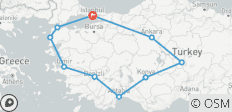  Türkei Privatreise (2 Wochen) - 10 Destinationen 