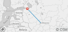  Essenz von Moskau und St. Petersburg - 6 Tage - 2 Destinationen 