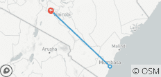  1 DAY MOMBASA TOUR - FROM NAIROBI - 3 destinations 