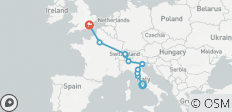  Pays des merveilles européen - Fin Londres, 12 jours - 10 destinations 