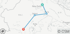 Golden triangle tour with Udaipur. - 4 destinations 