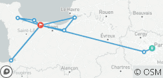  Das Beste aus Paris und der Normandie - 8 Tage (Kleine Gruppe) - 11 Destinationen 