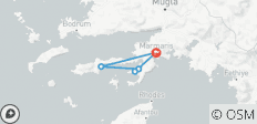  Marmaris - Datca - Marmaris mit A/C Booten - 5 Destinationen 