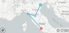  Italy By Train - 6 destinations 