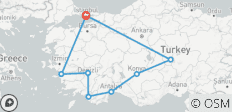  Hoogtepunten van Turkije - 12 dagen - 8 bestemmingen 