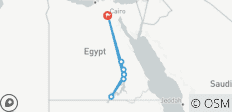  Desde el Cairo con tren crucero de 4 días por el Nilo Luxor, Asuán, Abu Simbel y más - 7 destinos 