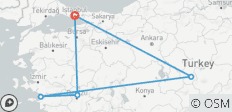  Tournée du Turkey Flyer - 5 destinations 
